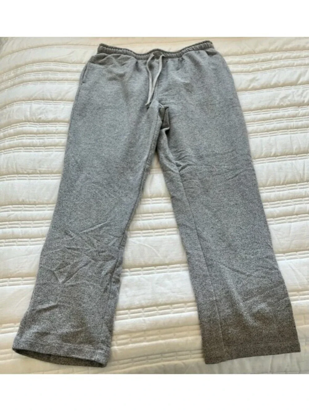 Eddie Bauer Men’s Gray Sweatpants Or Sleepwear Size L Good Condition Soft